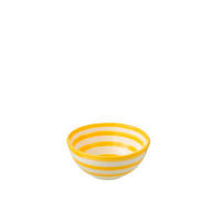 SCHÜSSEL  - Weiss/Gelb, Basics, Keramik (14/14/6,5cm)