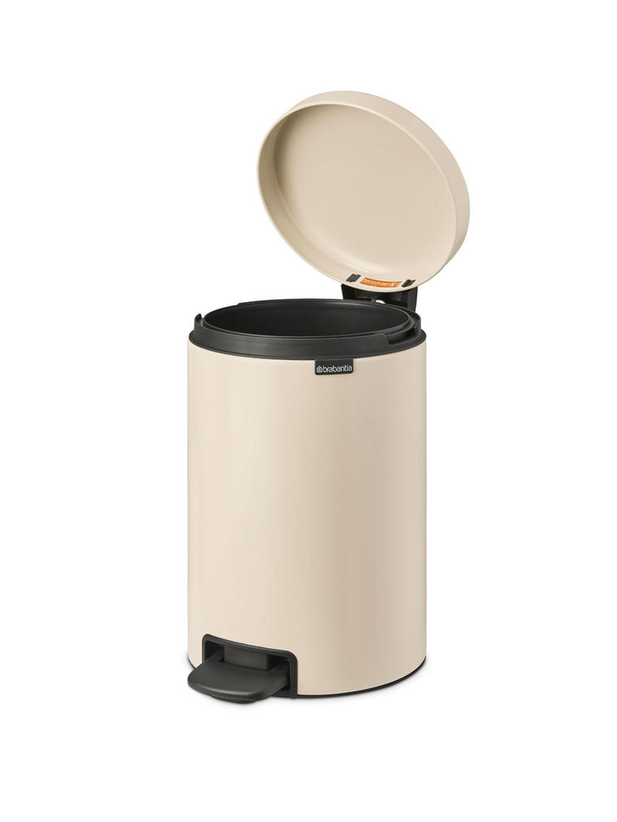 ABFALLEIMER NEW ICON 12 L  - Beige, Design, Kunststoff/Metall (25.1/41.1/33.8cm) - Brabantia