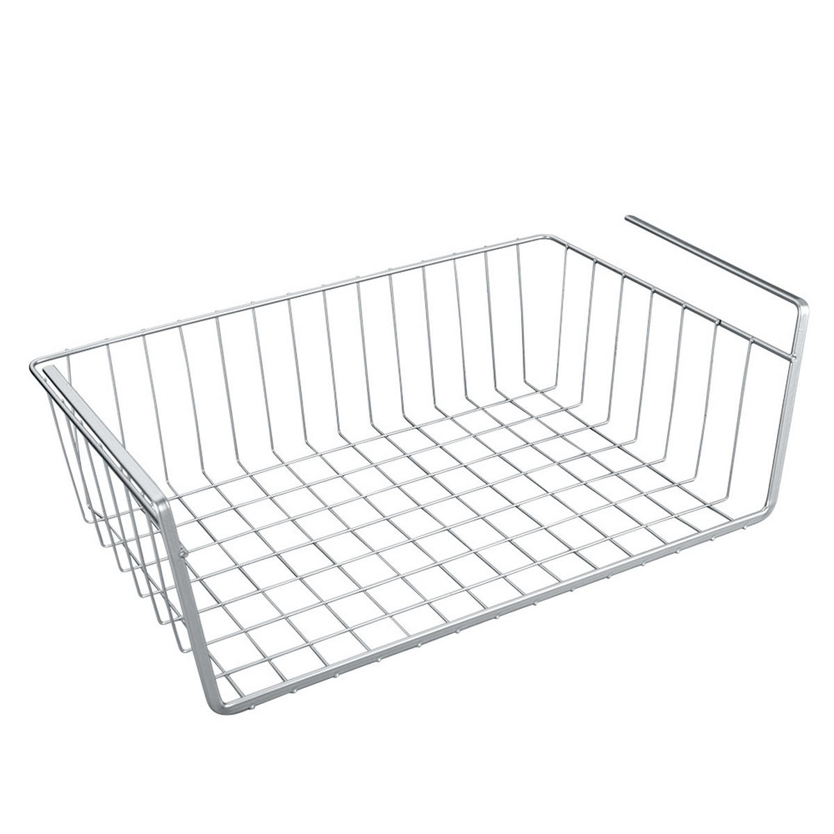 Element depozitare suspendata  - gri, Basics, metal (40/26/14cm) - Metaltex