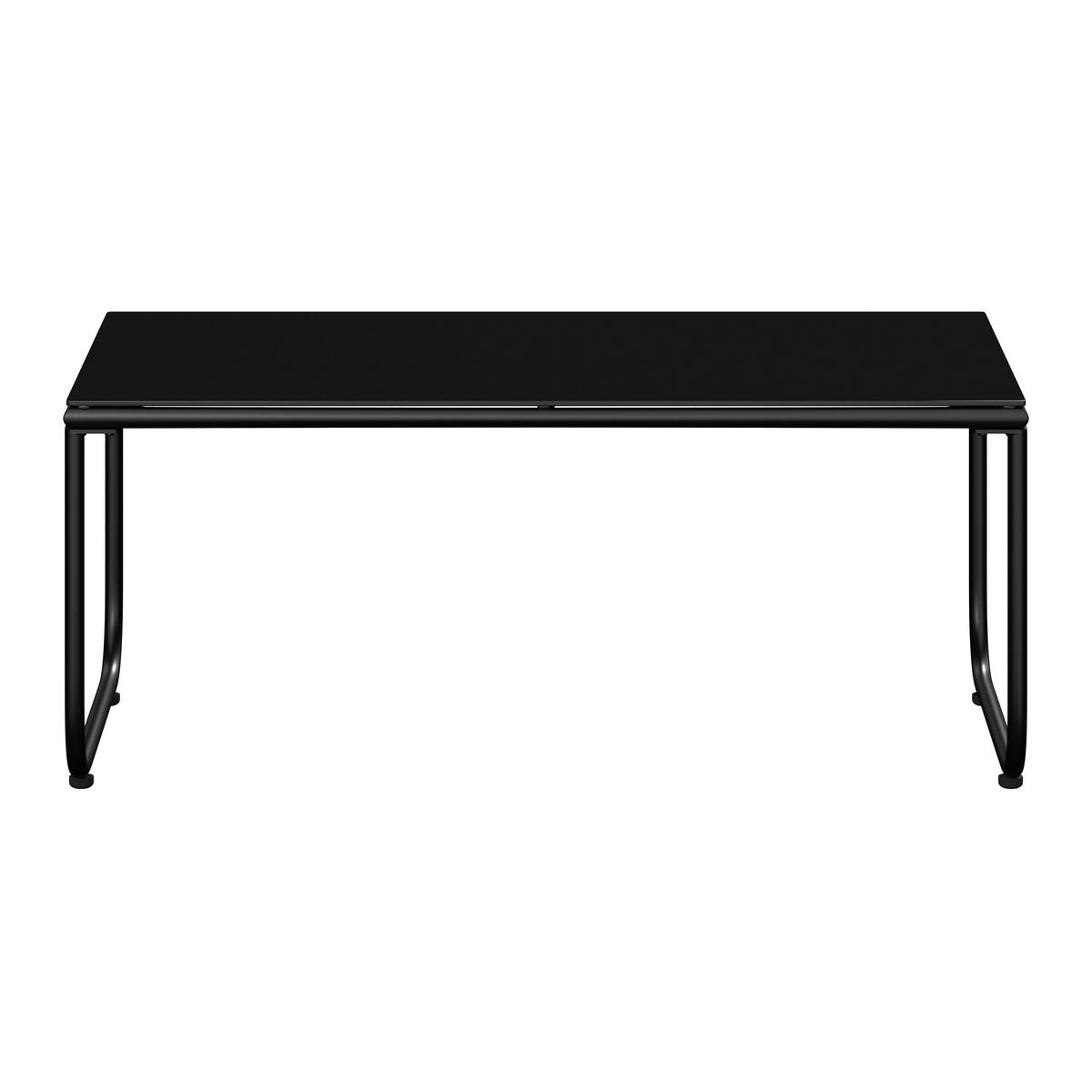 LOUNGEGARNITUR Eisen  - Anthrazit/Schwarz, MODERN, Glas/Textil (125/75/76cm) - Ambia Garden