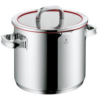 GEMÜSETOPF Function 4 8,8 L  - Edelstahlfarben/Rot, Basics, Kunststoff/Metall (24cm) - WMF
