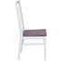 STUHL-SET Buche massiv Braun, Weiß - Weiß/Braun, LIFESTYLE, Holz (47,5/97/52cm) - Carryhome