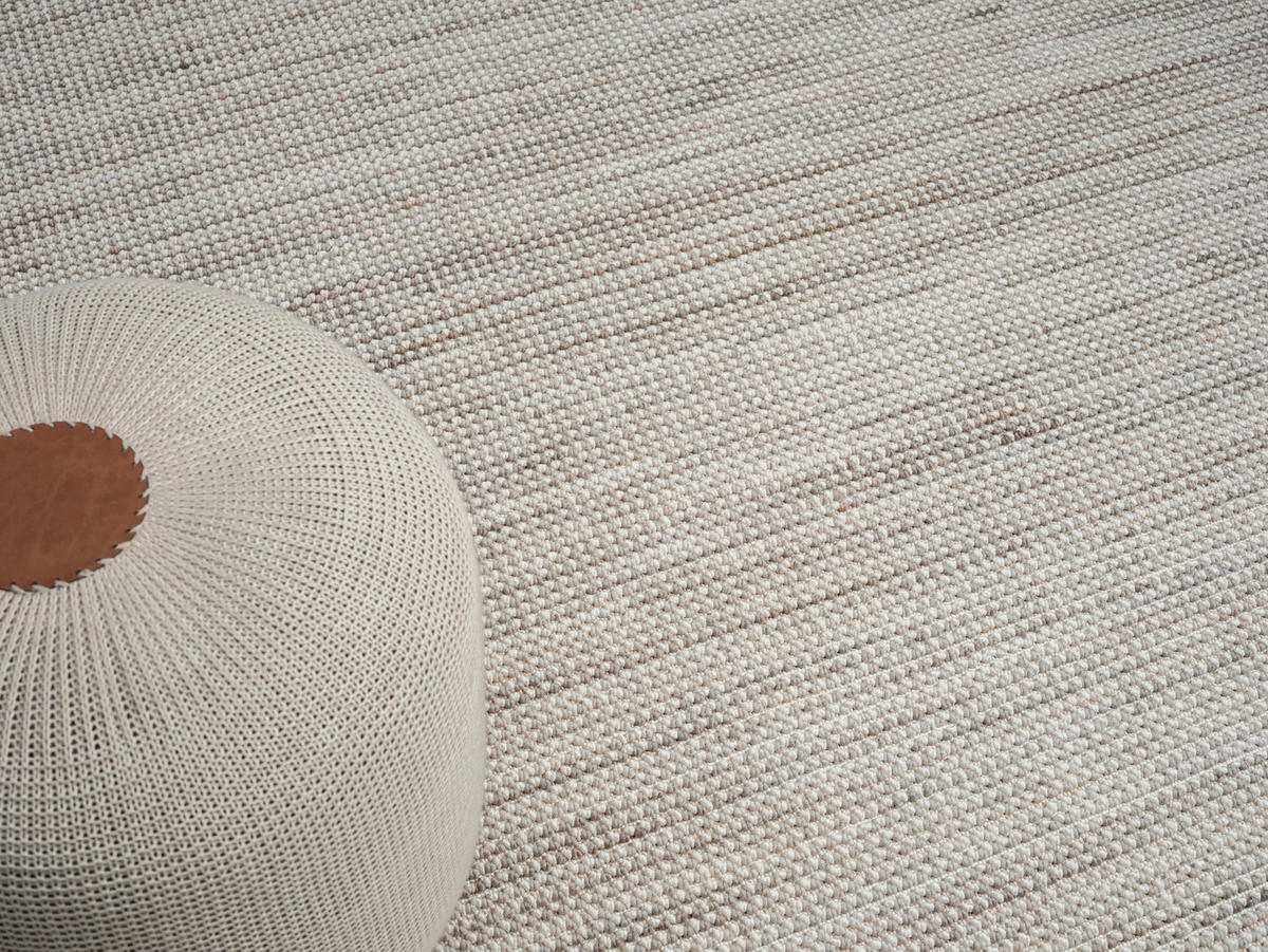 FLACHWEBETEPPICH 200/290 cm Ava  - Hellgrau/Weiß, Basics, Textil (200/290cm)