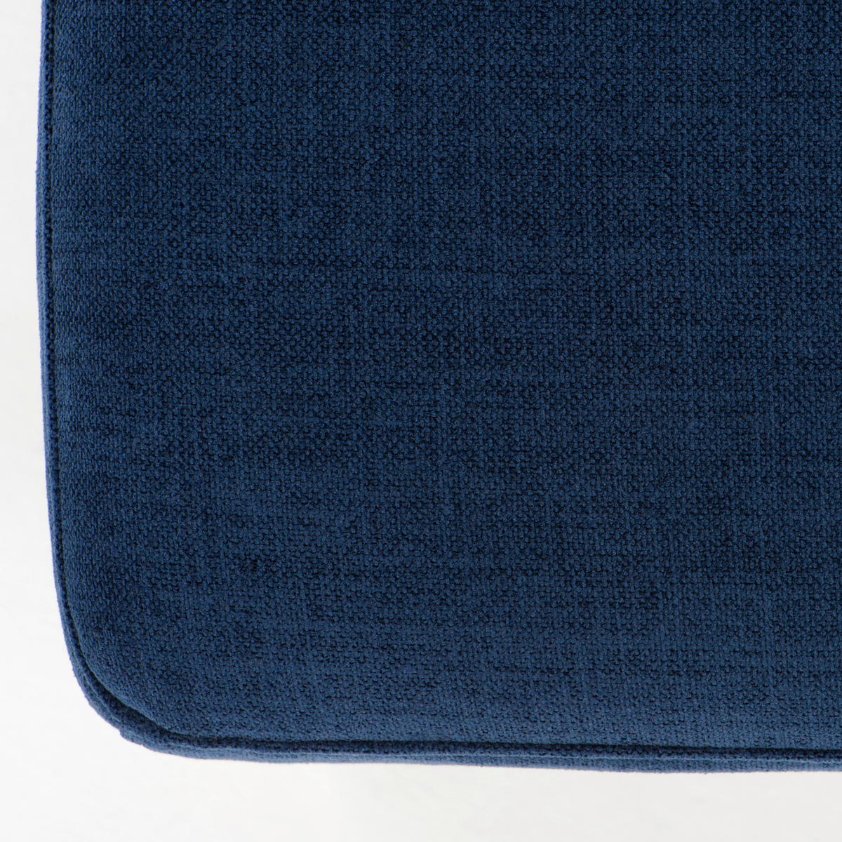 ECKSOFA in Flachgewebe Blau  257/210 cm  - Chromfarben/Blau, Design, Textil/Metall (257/210cm) - Brühl