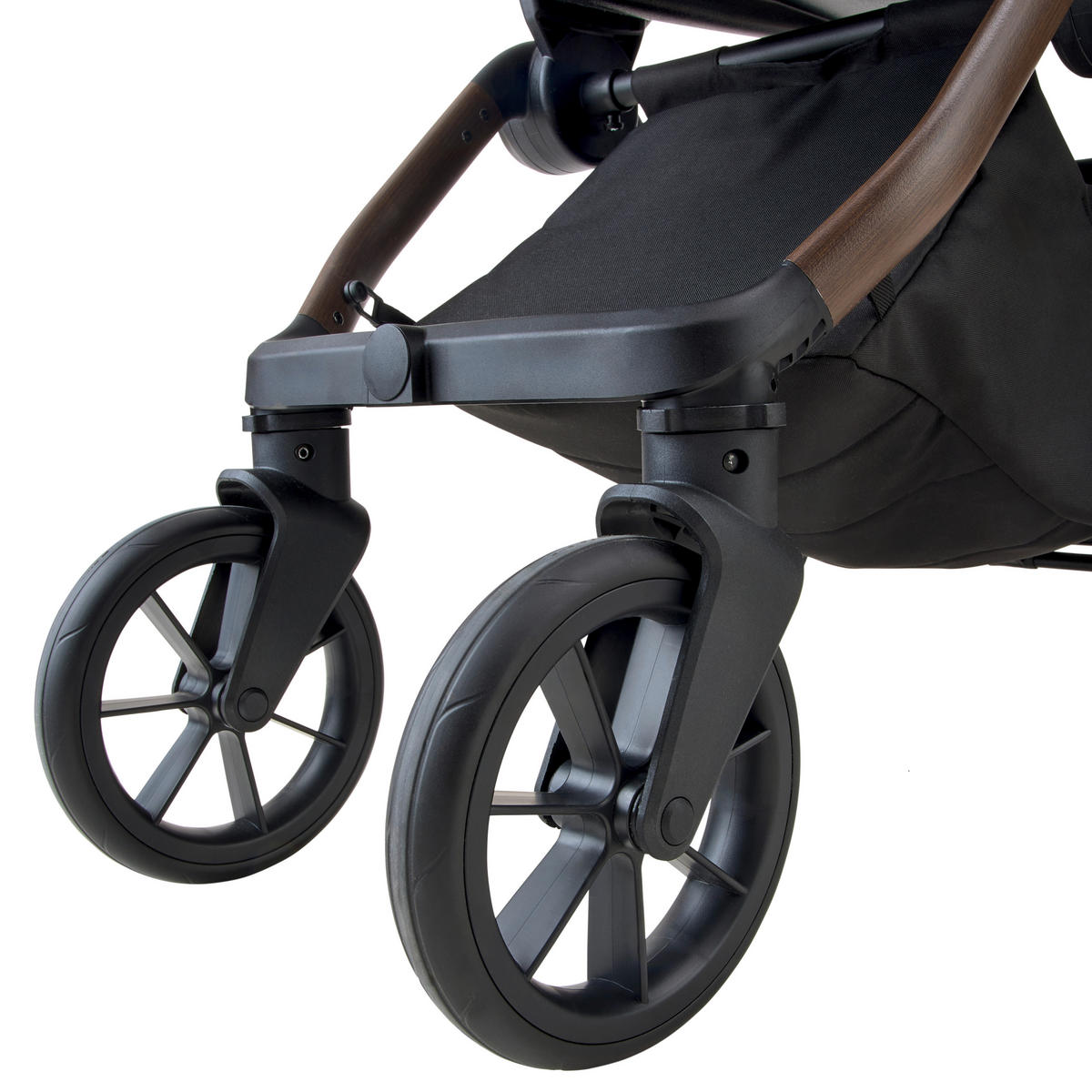 KINDERWAGENSET Facetty  - Beige/Braun, Design, Textil/Metall (104,5/62/94cm) - Jimmylee