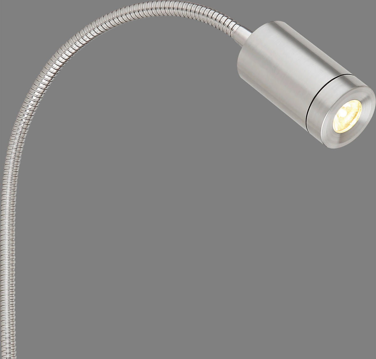 APLICĂ DE PERETE CU LED - culoare nichel, Basics, plastic/metal (9/50cm) - Novel