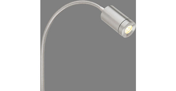 LED-WANDLEUCHTE 9/50 cm - Nickelfarben, Basics, Kunststoff/Metall (9/50cm) - Novel