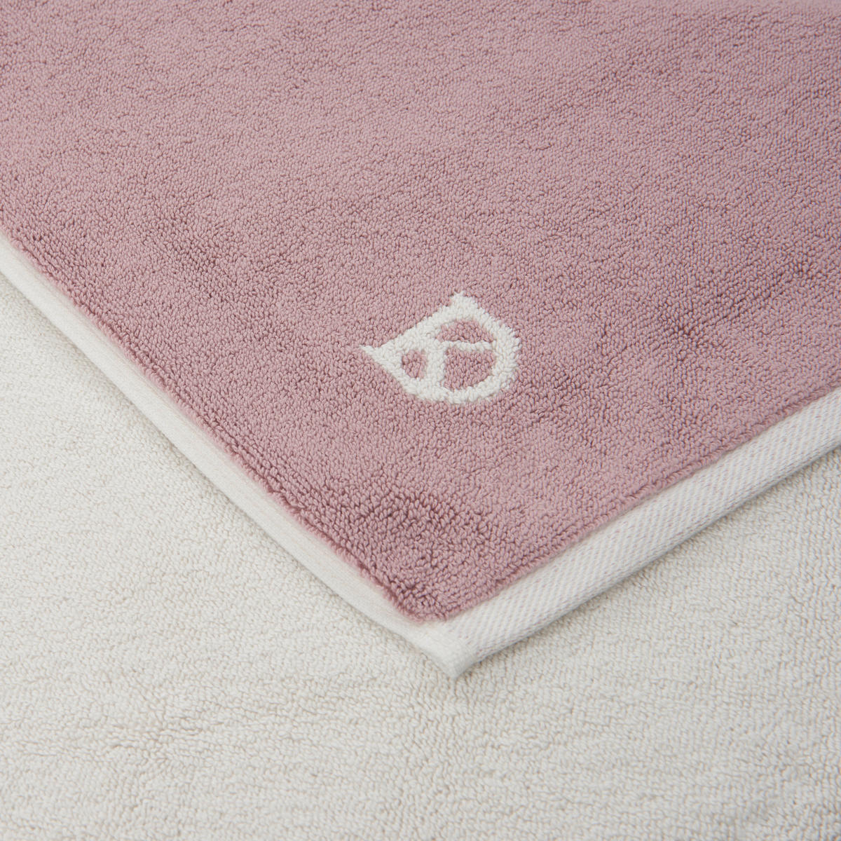 BADEMATTE Grau, Rosa 60/60 cm  - Rosa/Grau, Basics, Textil (60/60cm) - Dieter Knoll