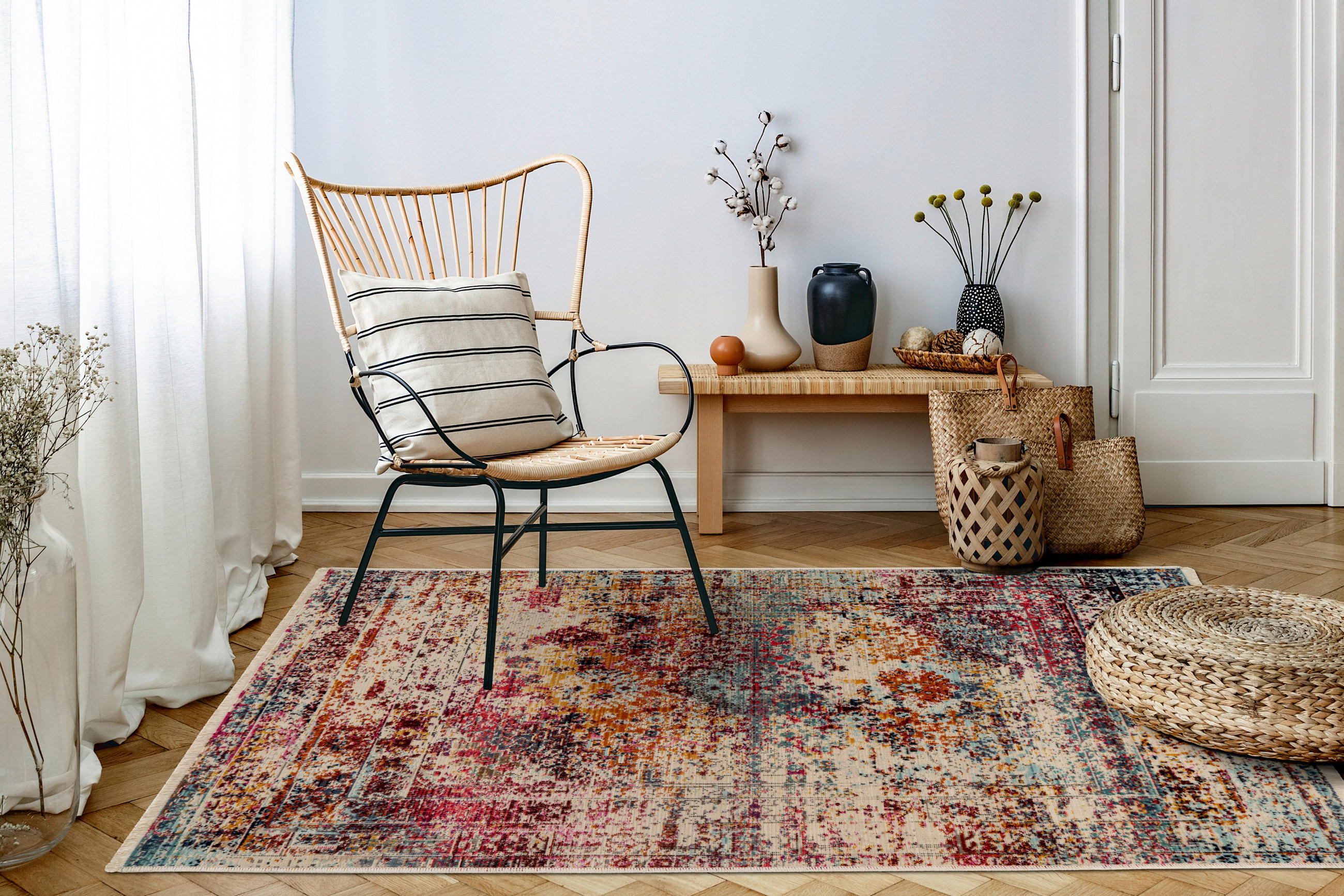 ORIENTTEPPICH 120/170 cm CHARU Beige  - Beige, KONVENTIONELL, Textil (120/170cm)