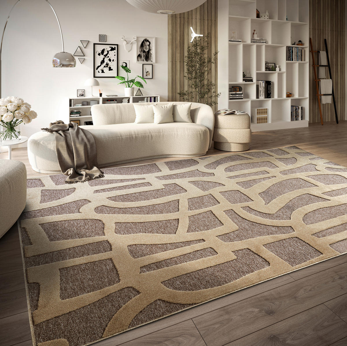 FLACHWEBETEPPICH 200/290 cm Kollektion 1879 Beige, Ecru  - Ecru/Beige, Design, Textil (200/290cm) - Villeroy & Boch