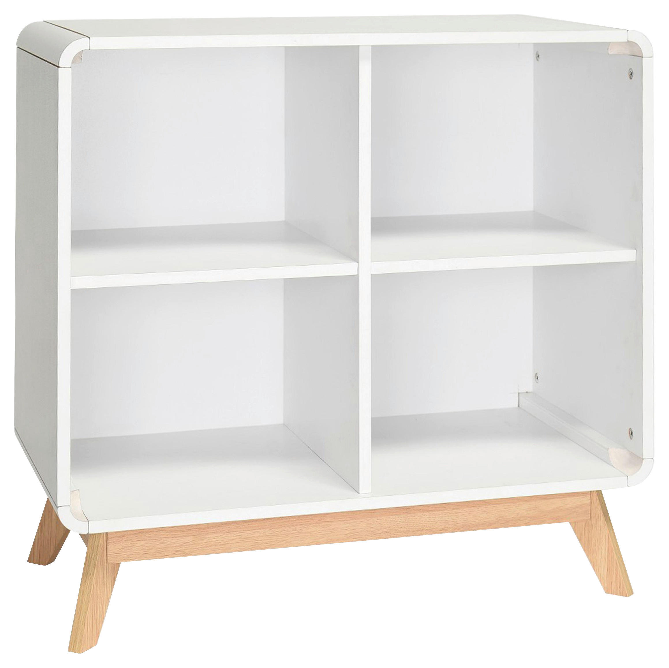 REGAL CASSIE - Eichefarben/Weiß, Basics, Holzwerkstoff (75/75/39cm) - MID.YOU