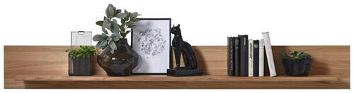 WANDBOARD Eiche furniert Eichefarben  - Eichefarben, KONVENTIONELL, Holz (191/24/22cm) - Voleo