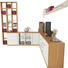 WOHNWAND in Weiß, Eichefarben, Sandfarben - Sandfarben/Edelstahlfarben, Design, Glas/Holz (269,6/250/48,7cm) - Invivus WOHNWAND in Weiß, Eichefarben, Sandfarben - Sandfarben/Edelstahlfarben, Design, Glas/Holz (269,6/250/48,7cm) - Invivus