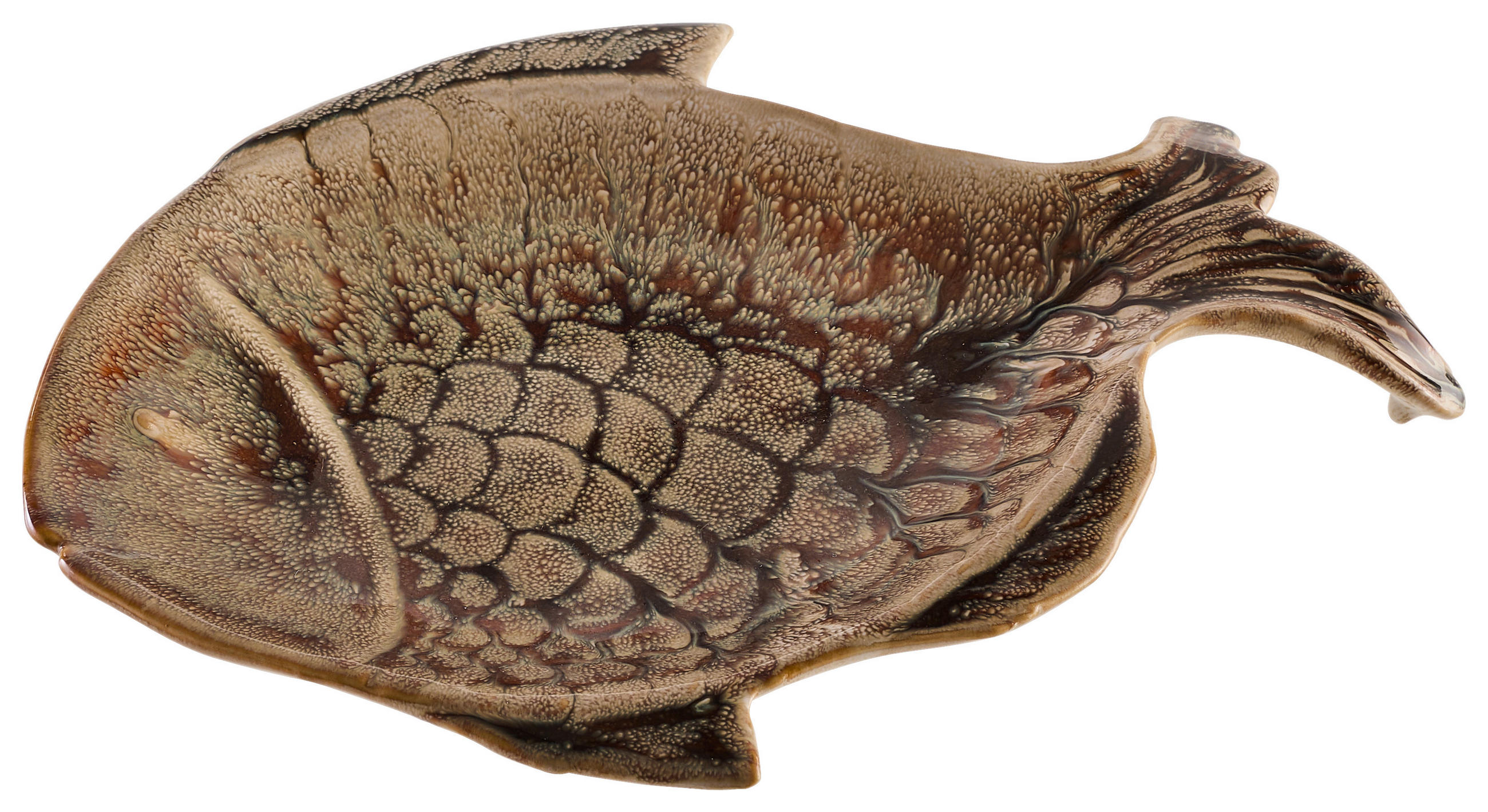 DEKOTELLER - Braun, Basics, Keramik (24,8cm) - Ambia Home