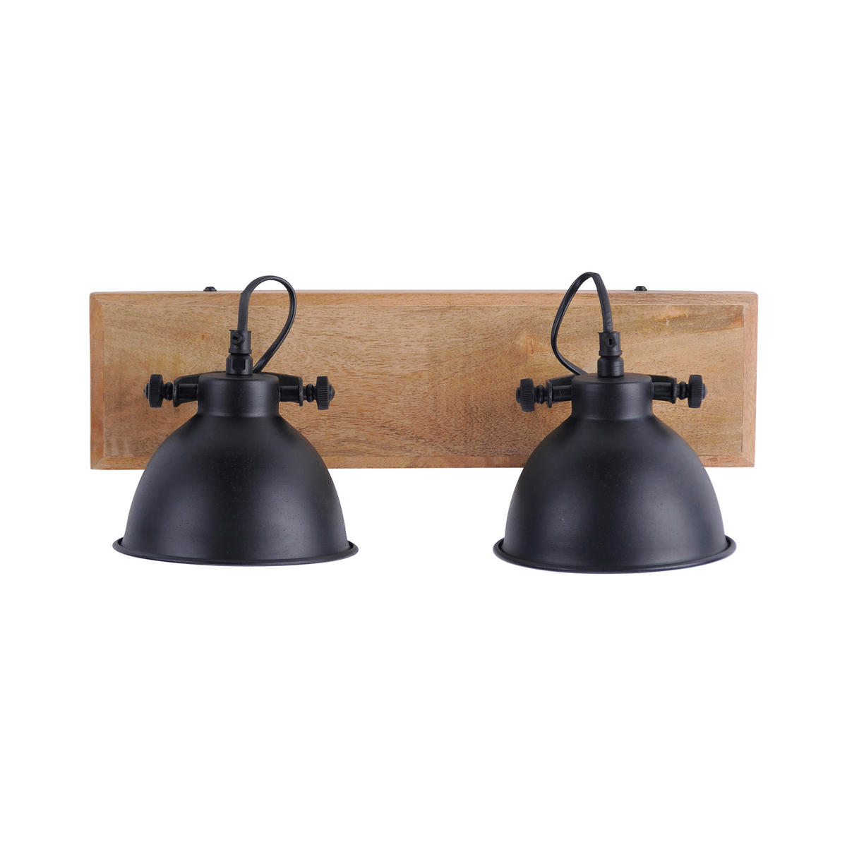 DECKENLEUCHTE SAMIA 44/22/22 cm   - Schwarz, Trend, Holz/Metall (44/22/22cm)