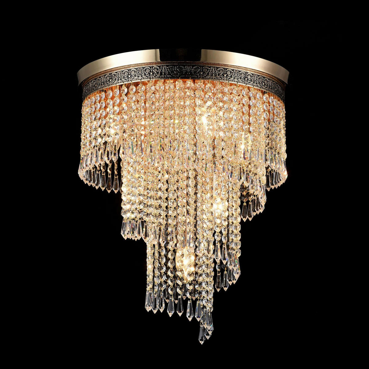 KRONLEUCHTER 42/47.5 cm    - Goldfarben, Trend, Metall (42/47.5cm) - MAYTONI