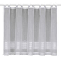 KURZGARDINE   140/60 cm   - Weiß, Basics, Textil (140/60cm)