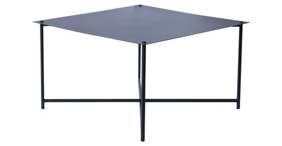 COUCHTISCH quadratisch Anthrazit 70/70/42 cm  - Anthrazit, Design, Metall (70/70/42cm) - Xora