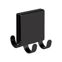 HAKEN  in Schwarz  - Schwarz, KONVENTIONELL, Metall (5,5/7/6,5cm) - Schöner Wohnen