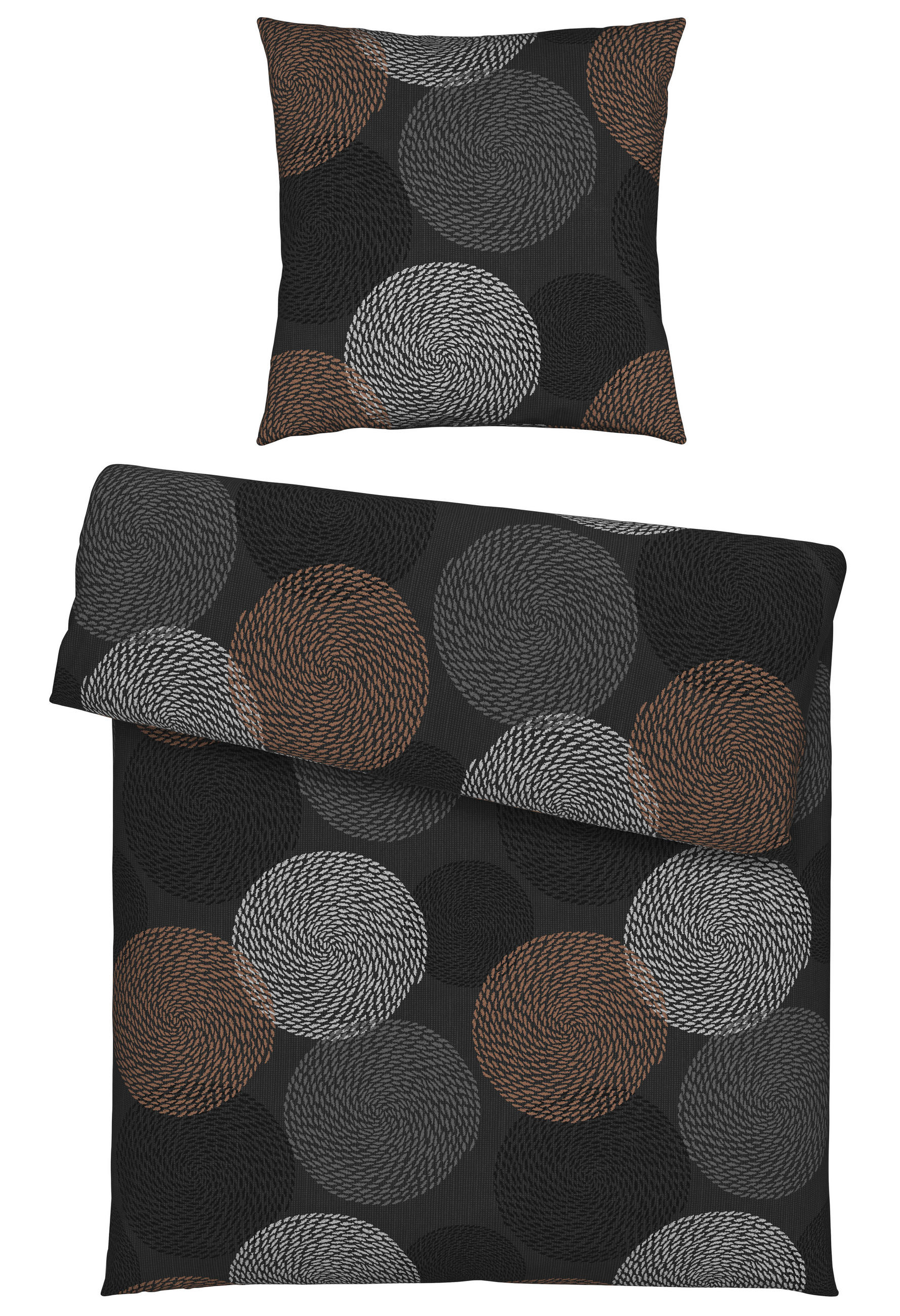 BETTWÄSCHE Fleece, Biber 135/200 cm  - Anthrazit, Textil (135/200cm) - Novel