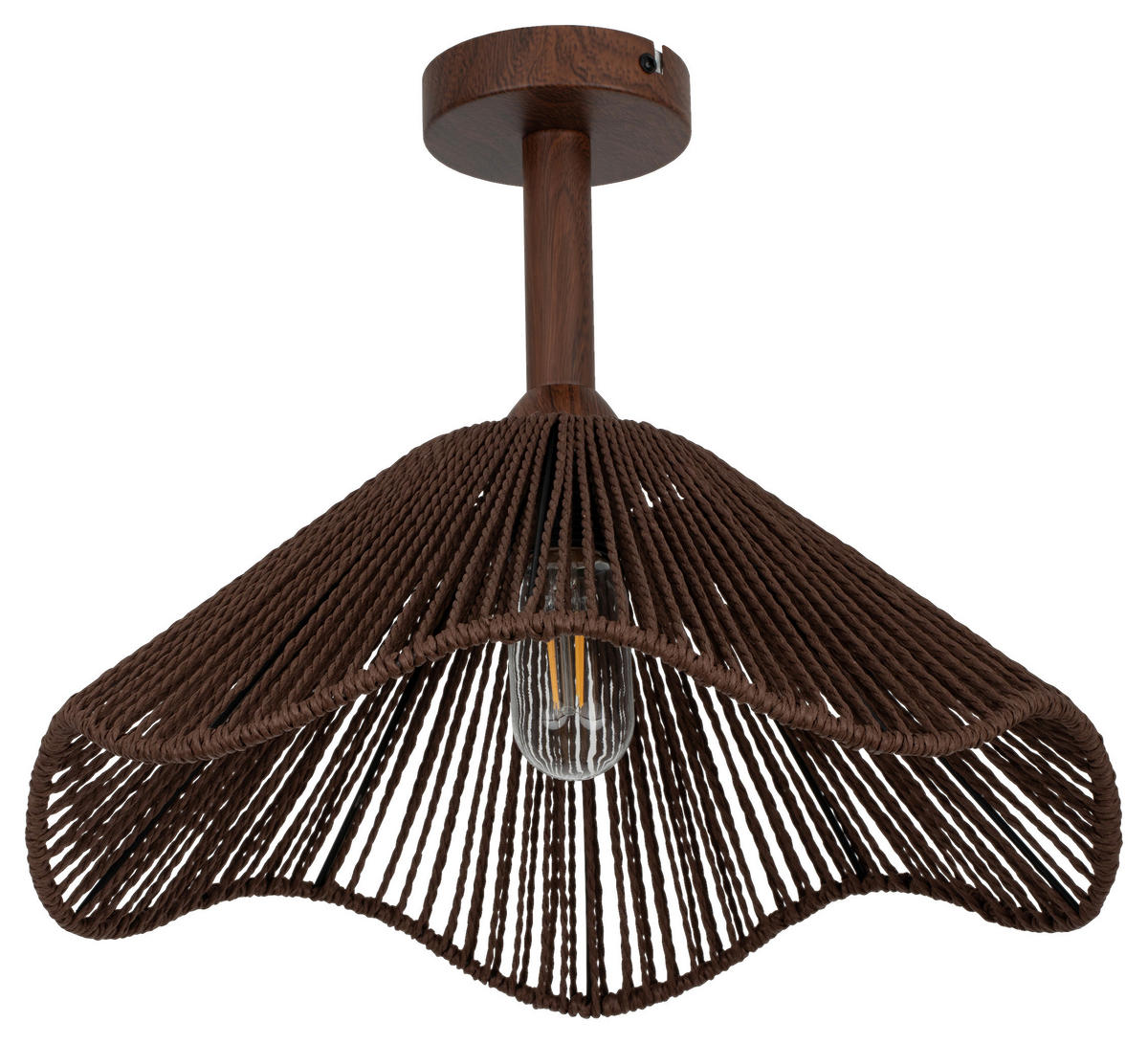 DECKENLEUCHTE  40/31 cm    - Braun, Design, Papier/Metall (40/31cm) - Collet's Monde