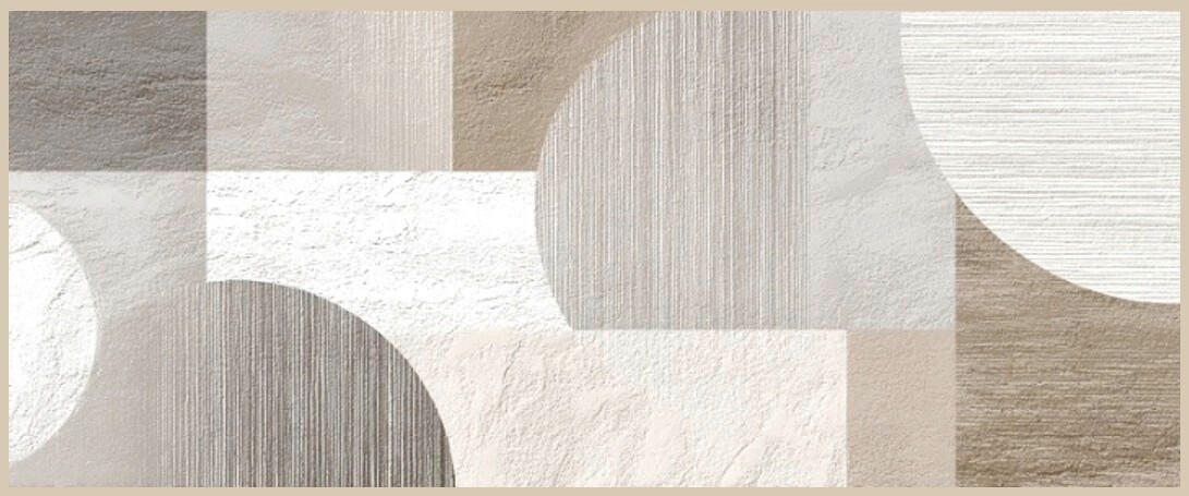Euroart Bild Abstract Shapes II - Haptic Effect Mehrfarbig 60x120x4 cm