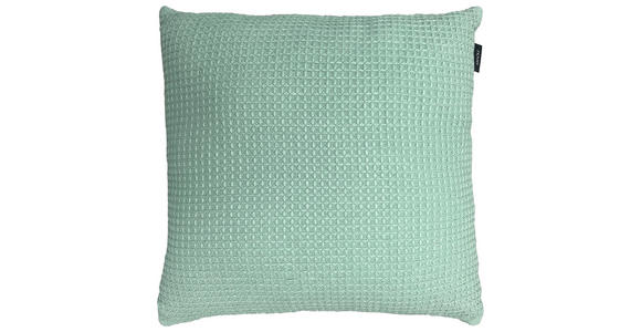 ZIERKISSEN  45/45 cm   - Salbeigrün, KONVENTIONELL, Textil (45/45cm) - Novel