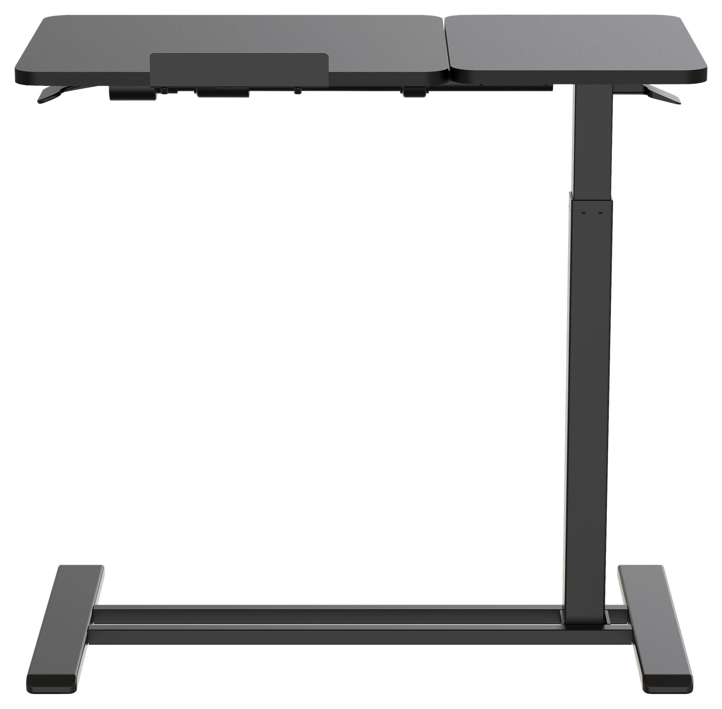 LAPTOPTISCH  Schwarz höhenverstellbar  - Schwarz, Modern, Holzwerkstoff/Kunststoff (78/65,5/105/38cm) - MID.YOU