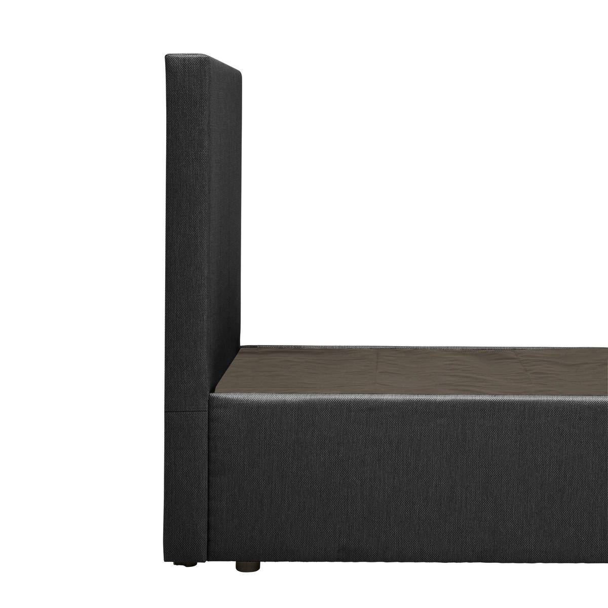 BOXBETT 90/200 cm  in Grau  - Schwarz/Grau, Basics, Kunststoff/Textil (90/200cm) - P & B