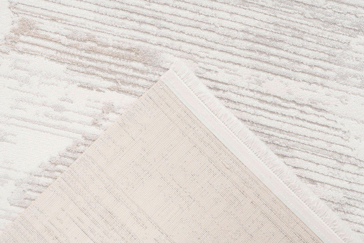 FLACHWEBETEPPICH 160/230 cm Jardin Silberfarben  - Silberfarben, Design, Textil (160/230cm) - Pierre Cardin