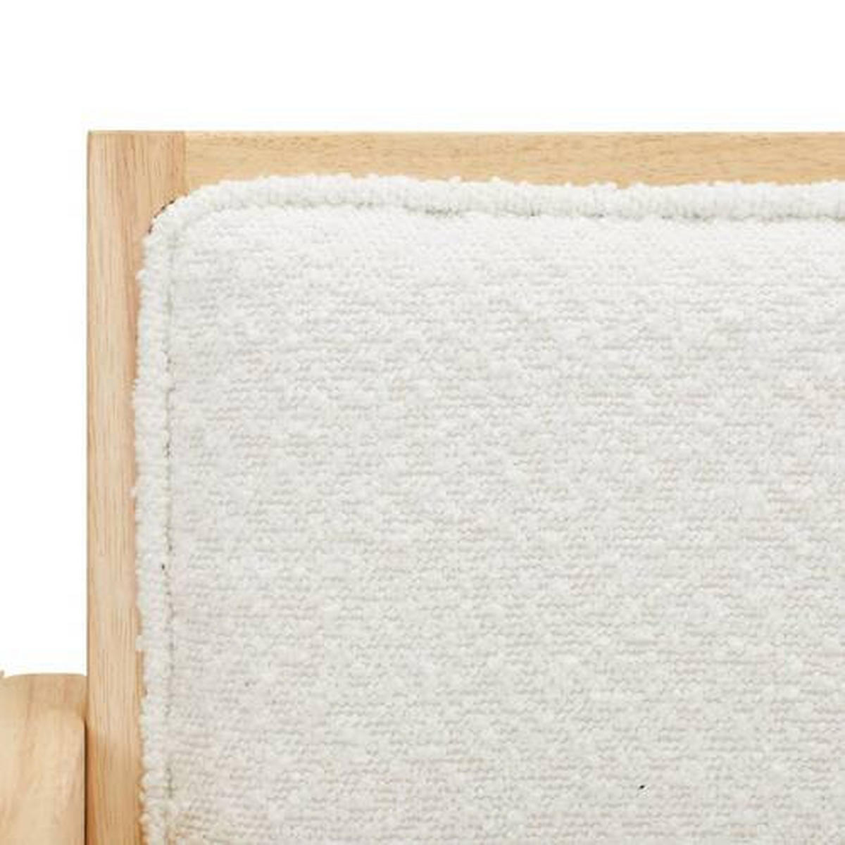 SCAUN CU BRAȚE in culoare natur, alb  - alb/culoare natur, Modern, lemn/textil (51/79/54cm) - Livetastic