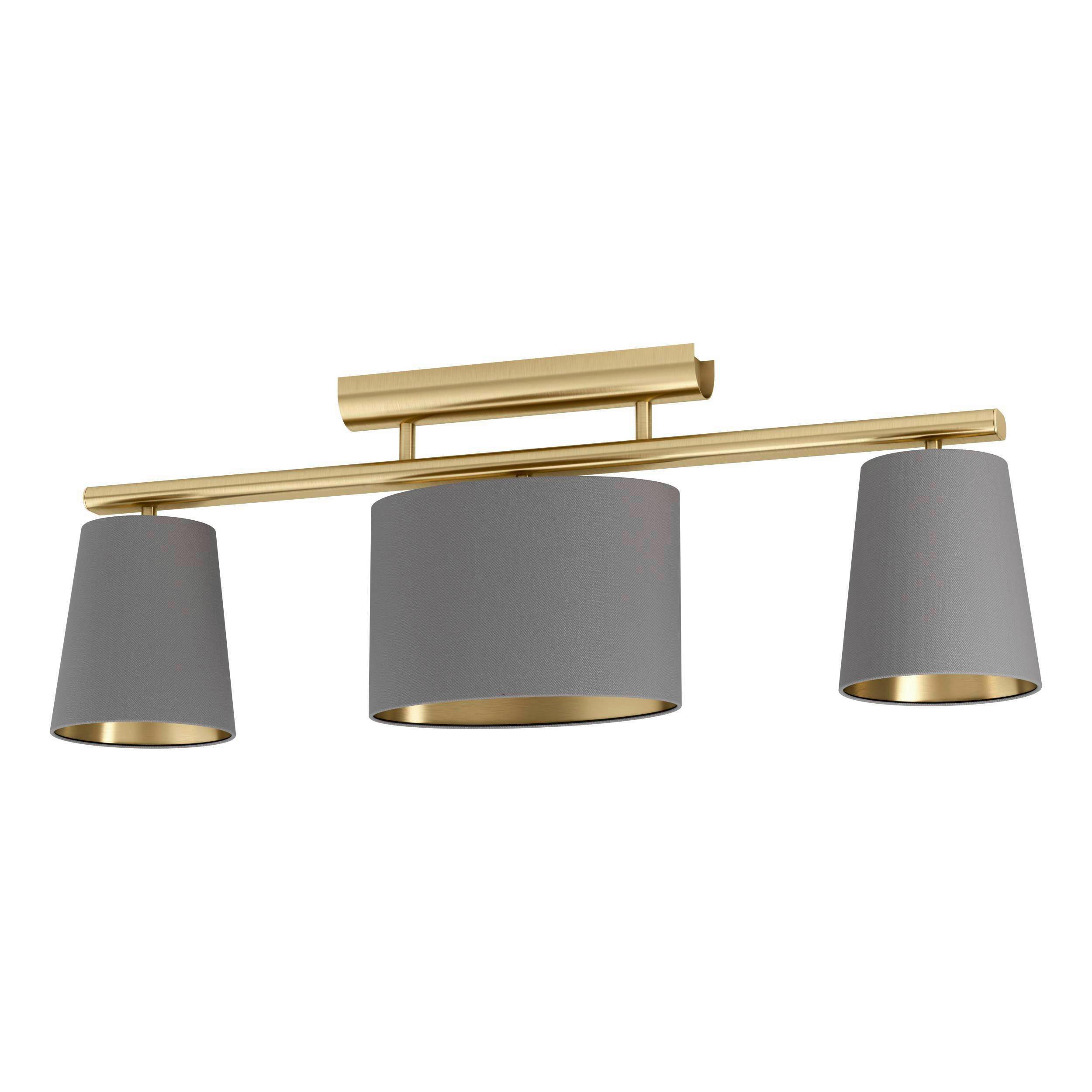 DECKENLEUCHTE 81/15,5/28 cm  - Messingfarben/Cappuccino, KONVENTIONELL, Metall (81/15,5/28cm) - Eglo