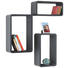 WANDBOARD Anthrazit - Anthrazit, Design (50/30/20cm) WANDBOARD Anthrazit - Anthrazit, Design (50/30/20cm)