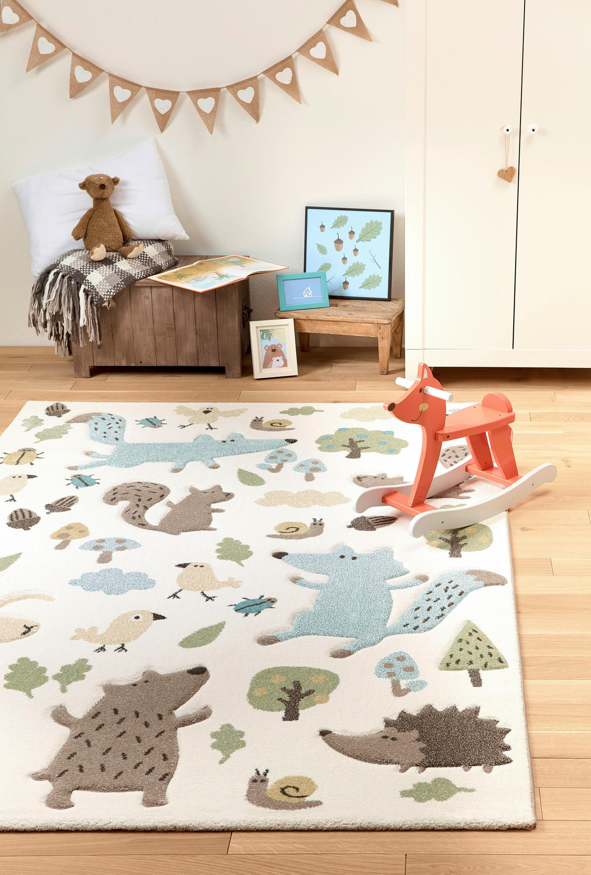 KINDERTEPPICH 80/150 cm Sigikid Forest Tier  - Multicolor, Trend, Textil (80/150cm) - Sigikid