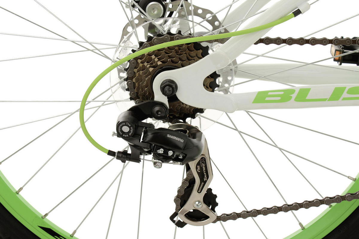 MOUNTAINBIKE 26 Zoll  - Weiß/Grün, Basics, Metall (180/70/80cm) - KS Cycling