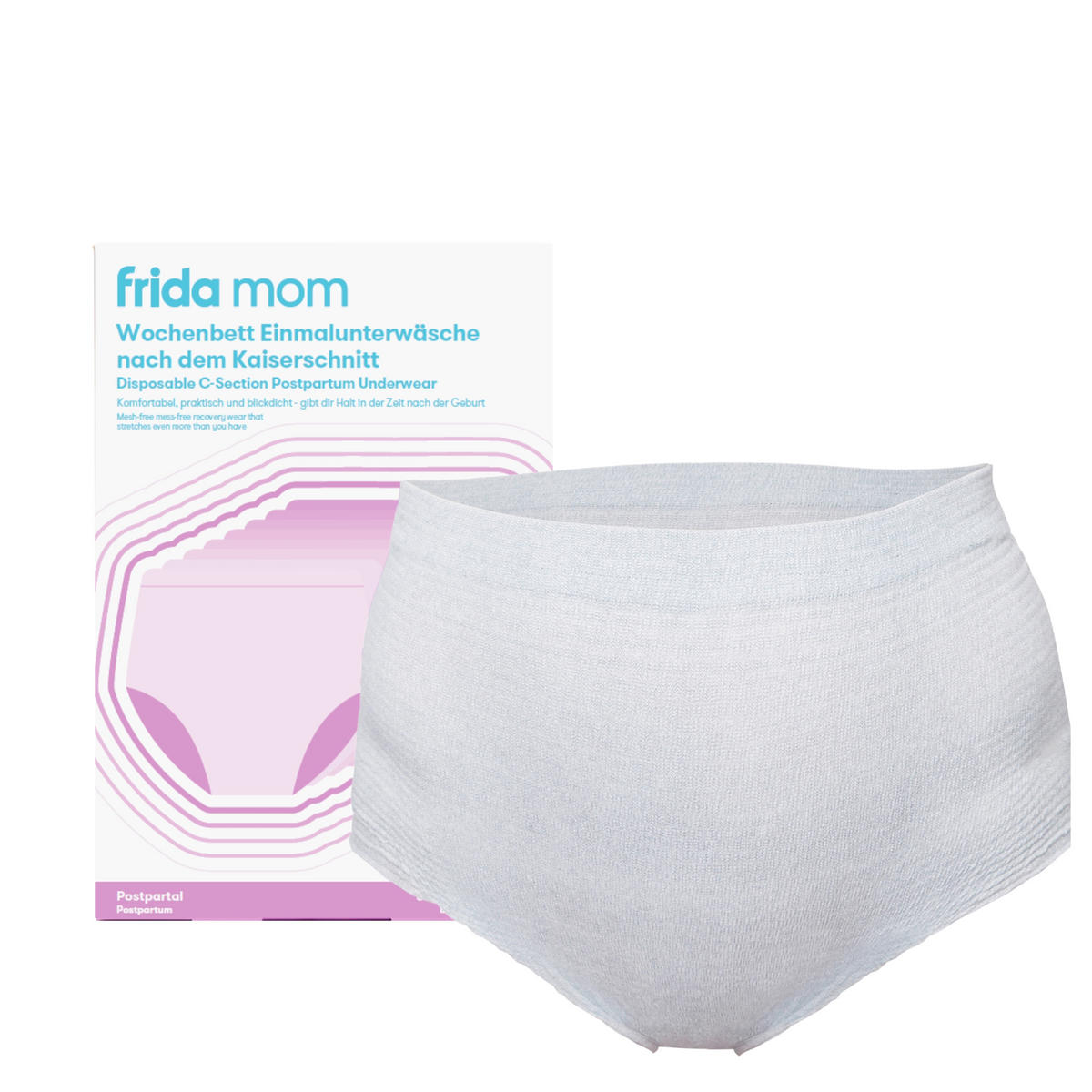 WOCHENBETT-INTIMPFLEGE - Hellgrau, Basics, Textil (15,0/22,2/9,1cm) - frida