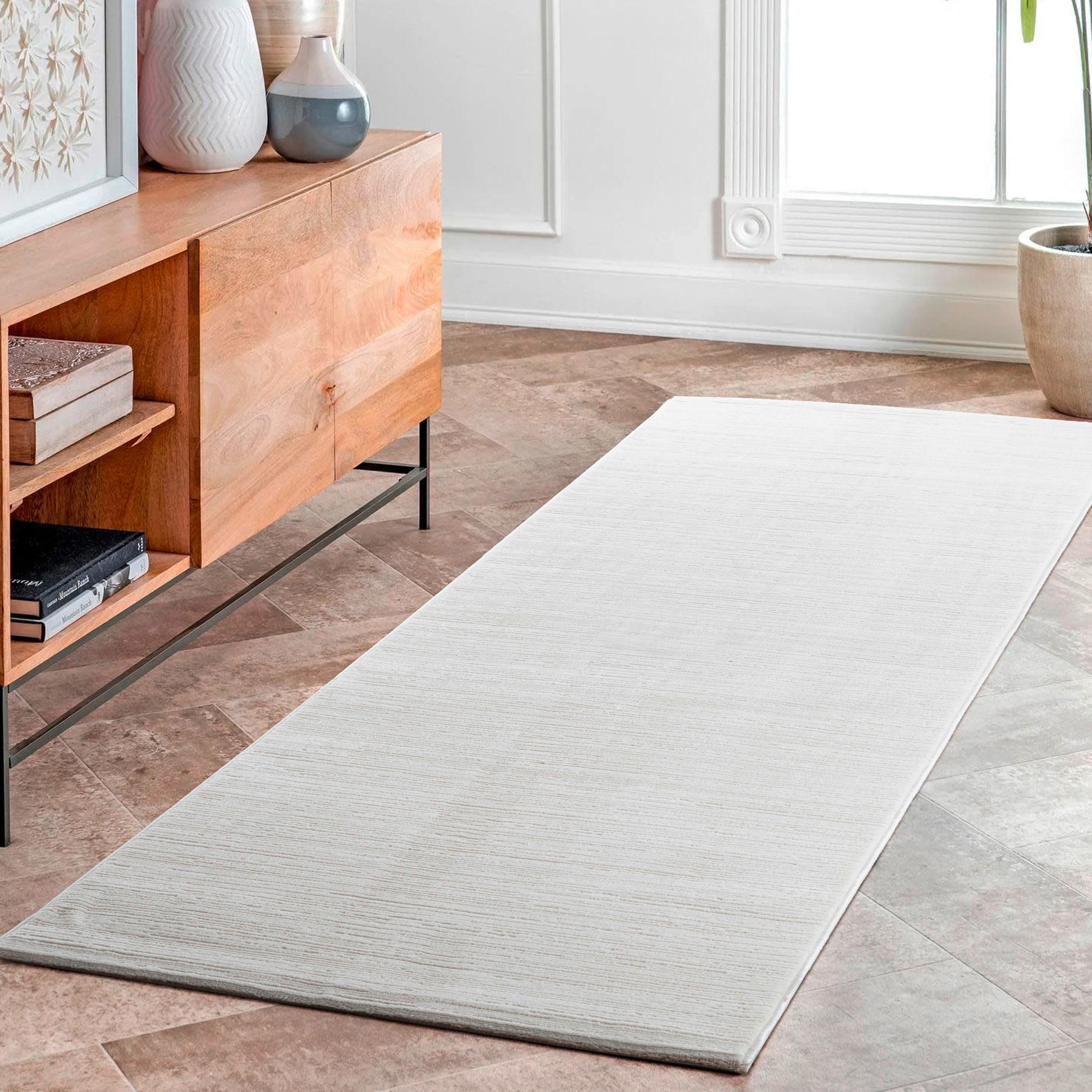 WEBTEPPICH 120/170 cm LIMA Creme  - Creme, Basics, Textil (120/170cm)