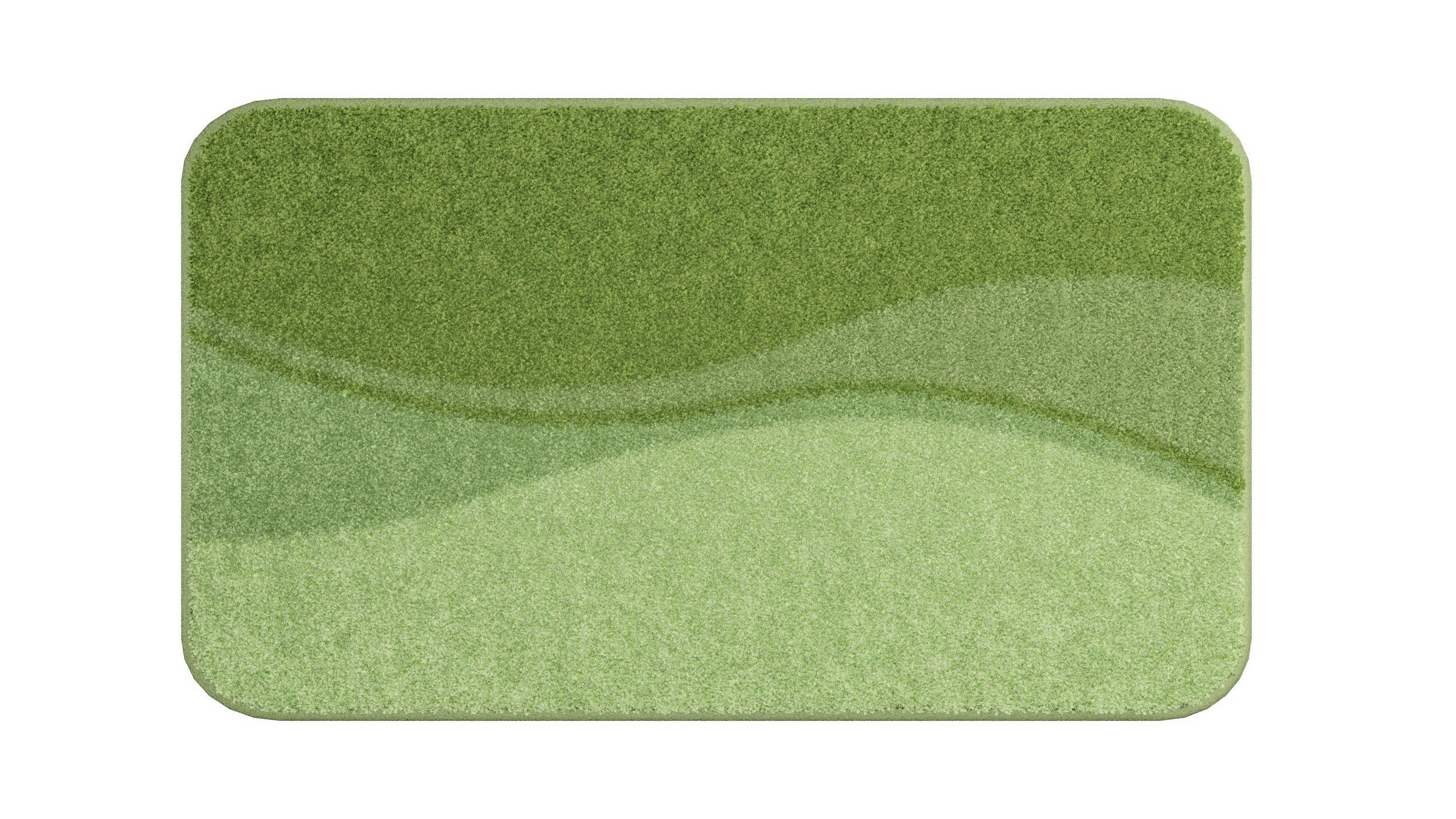 BADEMATTE Grün 65/115 cm  - Grün, Basics, Kunststoff/Textil (65/115cm) - Grund