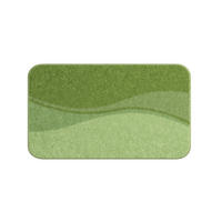 BADEMATTE Grün 65/115 cm  - Grün, Basics, Kunststoff/Textil (65/115cm) - Grund