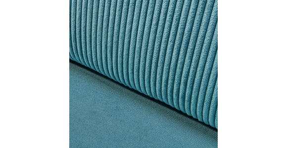 SCHLAFSESSEL Cord Türkis - Türkis, Design, Kunststoff/Textil (90/89/83cm) - Novel