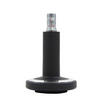 BÜROSTUHLGLEITER - Chromfarben/Schwarz, Basics, Kunststoff/Metall (6/7,3/6cm) - MID.YOU
