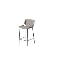 STOLICA  sivo-bež  metal, tekstil, drvni materijal      - tamno siva/sivo-bež, Moderno, drvni materijal/metal (50/106/59cm) - Belluti