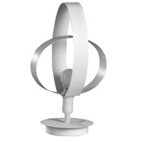 TISCHLEUCHTE 25/38 cm   - Weiß, Design, Metall (25/38cm)