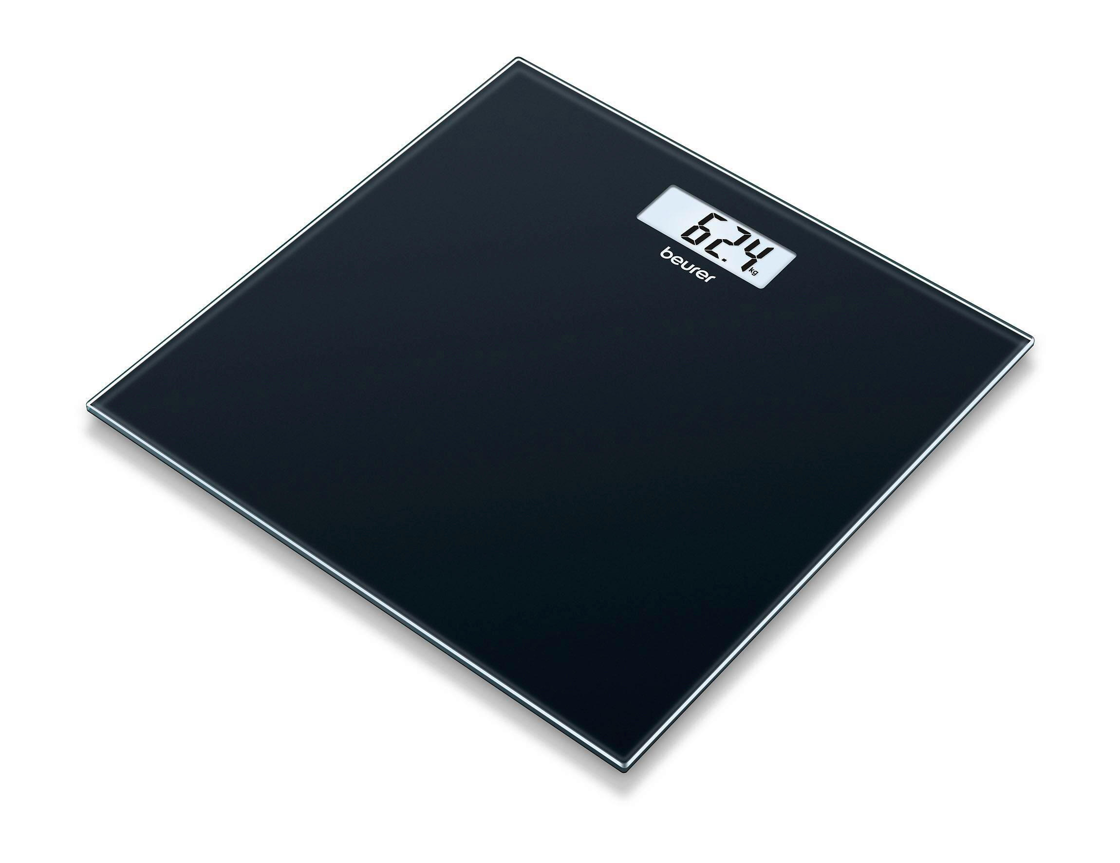 PERSONENWAAGE - Schwarz, Basics, Glas (31.8/3.2/31.7cm) - Beurer