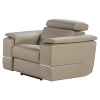 FOTEL - taupe, Basics, bőr (110/84/101cm) - Calia Italia