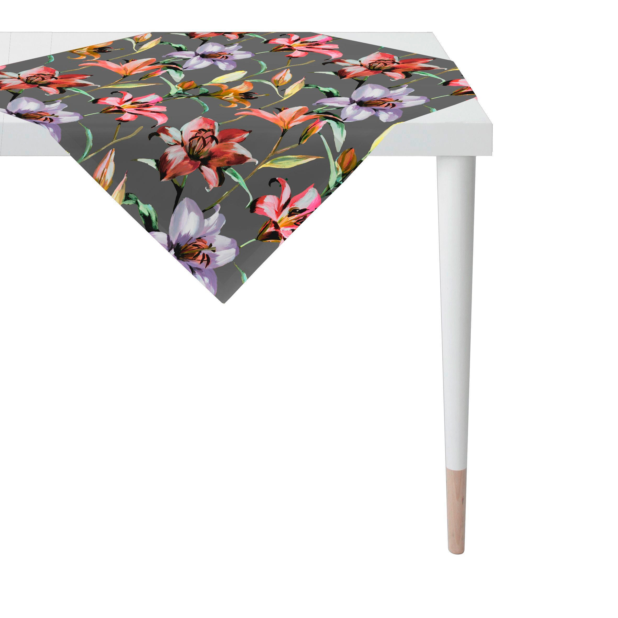 TISCHDECKE Herbstzeit 85/85 cm  - Anthrazit/Multicolor, Basics, Textil (85/85cm) - Novel