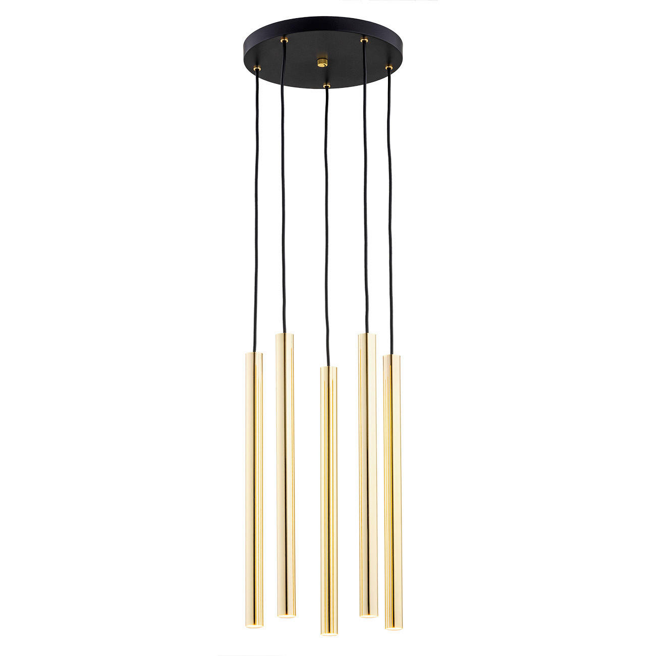 HÄNGELEUCHTE 133/30/30 cm  - Goldfarben/Schwarz, Design, Metall (133/30/30cm)
