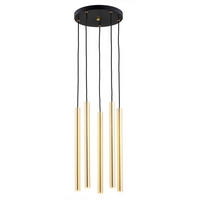 HÄNGELEUCHTE Argon Sicilia Plus 133/30/30 cm   - Goldfarben/Schwarz, Design, Metall (133/30/30cm)