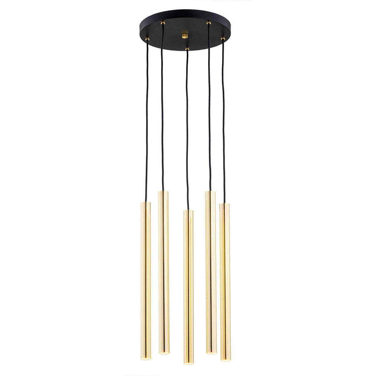 HÄNGELEUCHTE Argon Sicilia Plus 133/30/30 cm   - Goldfarben/Schwarz, Design, Metall (133/30/30cm)