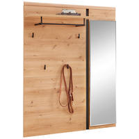 GARDEROBNI PANEL - barve hrasta, Natur, steklo/leseni material (120/154/32cm) - Linea Natura